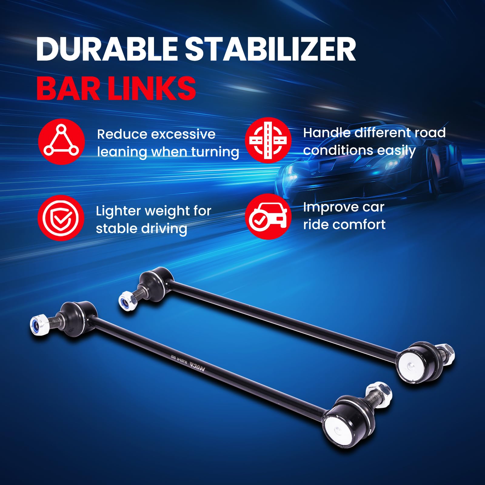 Amazon.com: MOCA 2 K90311 K90312 Front Sway Bar Links Fit 97-03
